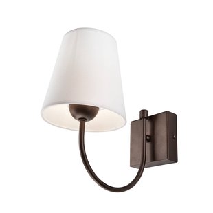 Lamkur Wandlamp Paro met textiel kap