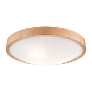 Envostar Zeus plafondlamp van hout, eiken, Ø 47 cm