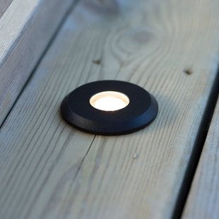 Markslöjd Tuin 24 Deklamp, zwart, bovenlicht, 0.8W
