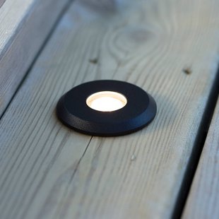 Markslöjd Tuin 24 Deklamp, zwart, bovenlicht, 3W
