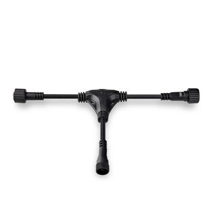 Markslöjd Tuin 24 Y-stekker in zwart