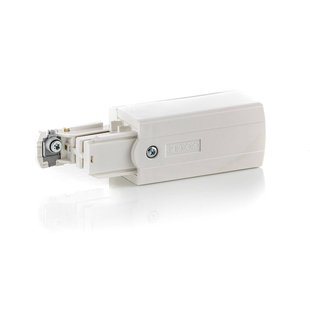 GLOBAL Eindvoeding rechts voor stroomrail Noa wit