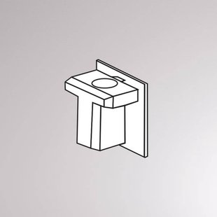 Molto Luce Eindkap voor Volare 2-fasen railsysteem, wit