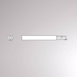 Molto Luce Eindvoeding voor Volare 2-fase rail, wit