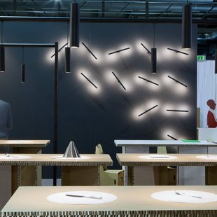 Martinelli Luce Colibrì wand 2-lamps zwart