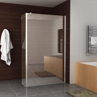 BWS Inloopdouche Huron met Zijwand 30 cm 120x200 cm 8 mm NANO Coating