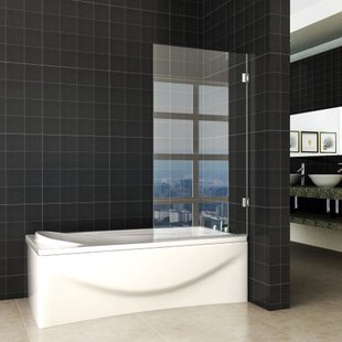 Draaibare Badwand Wiesbaden Profielloos 80x150 cm 6mm NANO Coating