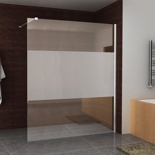 BWS Douchewand Reno | Middenband | NANO Coating | 160x200 | 8mm | Inloopdouche