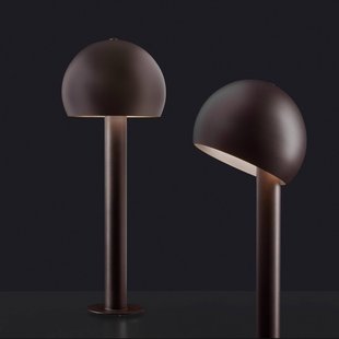 Oluce Otto 329 LED tuinpadverlichting, indisch bruin