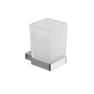 Eris glashouder / bekerhouder met glas chroom