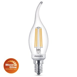 Philips LED lamp BA35 3,4W 2.700K WarmGlow Ra90 Philips LED lamp BA35 3,4W 2.700K WarmGlow Ra90