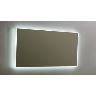 Spiegel Sanilux Mirror Infinity 140x70x4,1 cm Aluminium met LED Verlichting en Touch Sensor
