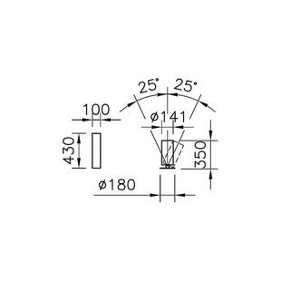 Regent Lighting Regent Stream Table smal digital 143W 380 zwart Regent Lighting Regent Stream Table smal digital 143W 380 zwart