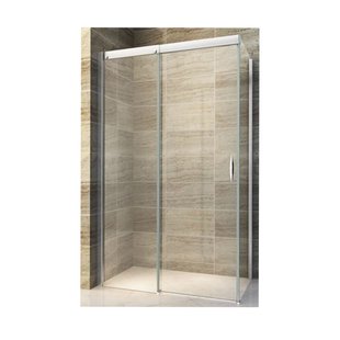 BWS Douchecabine Softclose 2.0 110x140 cm met Schuifdeur en Zijwand 8mm Aluminium NANO Coating