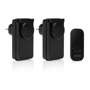 Smartwares set van 2 radiogestuurde wandcontactdozen SH4-99654 Buitenruimte
