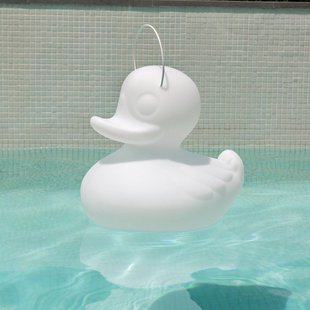 Goodnight Light LED designlamp DUCK-DUCK XL voor buiten in wit
