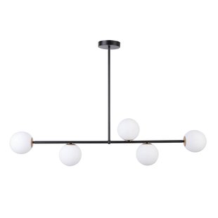 SIGMA Hanglamp Gama 5, 5-lamps, zwart