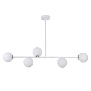 SIGMA Hanglamp Gama 5, 5-lamps, wit