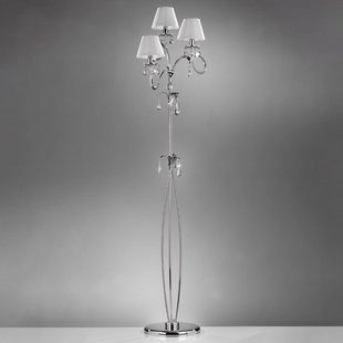 ONLI Vloerlamp Jacqueline, 3-lamps, wit