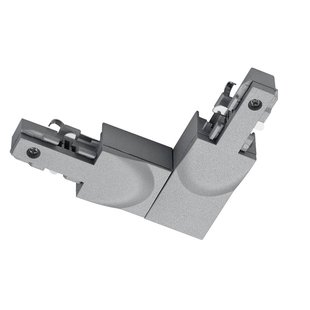 Trio Lighting Hoekverbinder DUOline aardedraad binnen, titaan