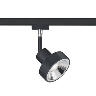 Trio Lighting Railspot DUOline 780701, Ø 11cm, zwart, 2-fase, GU10
