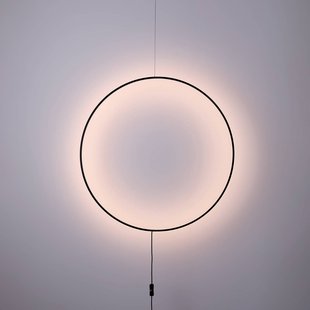 Viokef LED wandlamp Shadow, rond, Ø 61 cm