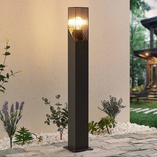 Lucande Tuinpadverlichting Fiola, 80 cm, antraciet, IP54