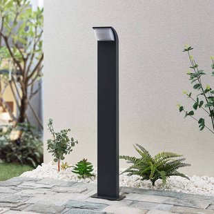 Lucande LED tuinpadverlichting Tinna, 80 cm, antraciet, IP65