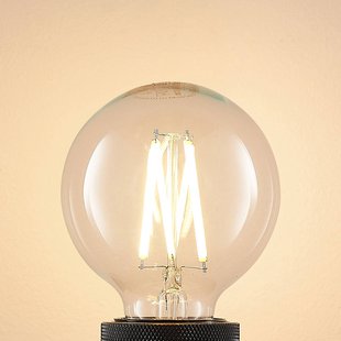 Arcchio LED lamp E27 8W G80 2.700K filament dimbaar helder