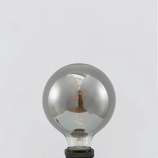 Lucande LED lamp E27 G125 4 W rook 1.800 K dimbaar