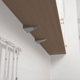 Prios Odia LED meubelverlichting, roestvrij staal, 2-lamps.