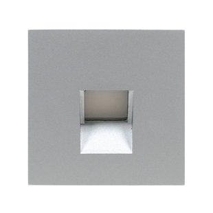 Arcchio LED inbouwlamp Vexi, 7,5 cm x 7,5 cm, zilver, CCT