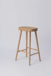 Barkruk Bulky eikenhout | House of Woods Barkruk Bulky eikenhout | House of Woods