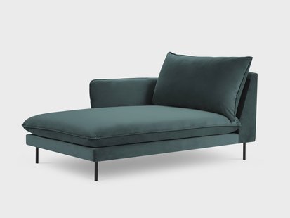 Chaise longue Vienna links velvet | Cosmopolitan Design