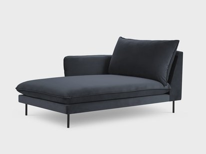 Chaise longue Vienna links velvet | Cosmopolitan Design