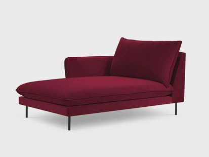 Chaise longue Vienna links velvet | Cosmopolitan Design