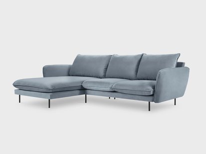 Hoekbank Vienna links velvet | Cosmopolitan Design