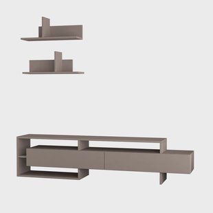 TV-meubel met wandplanken Lois | Decortie TV-meubel met wandplanken Lois | Decortie