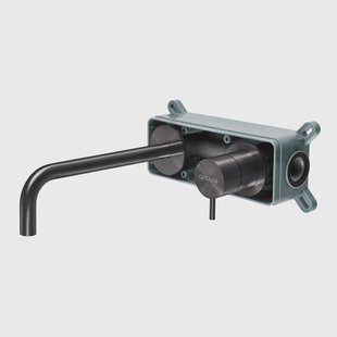 Inbouwkraan Qisani Flow Standaard Geborsteld Gun Metal Inbouwkraan Qisani Flow Standaard Geborsteld Gun Metal