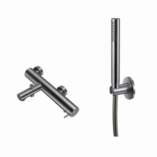 Badset Qisani Flow Opbouw Geborsteld RVS