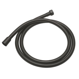 Doucheslang Qisani Flow anti-twist 150 cm Geborsteld Mat Zwart