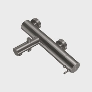 Badthermostaat Qisani Flow Geborsteld RVS