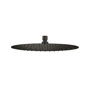 Hoofddouche Qisani Flow Ø 25 cm Geborsteld Mat Zwart Hoofddouche Qisani Flow Ø 25 cm Geborsteld Mat Zwart
