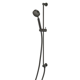 Glijstangset Qisani Flow Geborsteld Mat Zwart