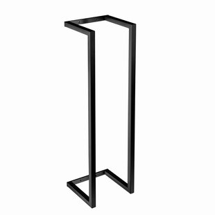 Handdoekhouder Qisani Flow Geborsteld Mat Zwart