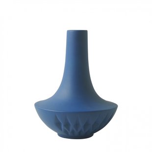 Blauw Vouw vaas nr. 1 mat blauw Blauw Vouw vaas nr. 1 mat blauw