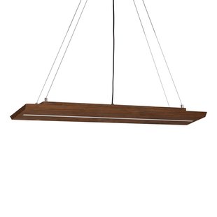 Envostar Tribe LED hanglamp, dennenhout donker