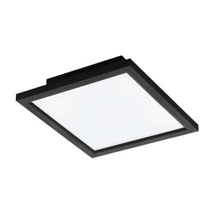 EGLO connect CCT plafondlamp 30x30cm zwart