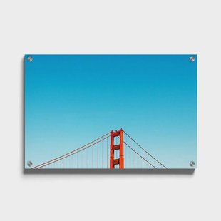 Plexiglas schilderij Golden Gate Bridge II | Walljar Plexiglas schilderij Golden Gate Bridge II | Walljar