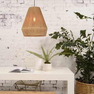 GOOD & MOJO Iguazu hanglamp kegel naturel Ø40cm